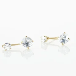 Histoire d'Or Bijoux D'oreilles Or Jaune Nerius Oxyde* Boucles D'Oreilles|Ear Cuffs