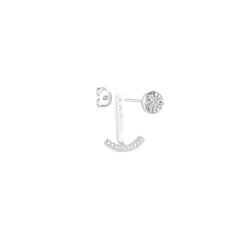 Online Histoire d'Or Bijoux D'oreilles Phybie Argent Blanc Oxyde De Zirconium