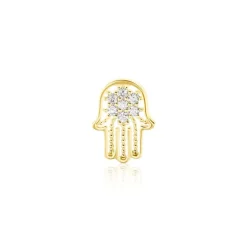 Discount Histoire d'Or Boucle D'oreille Fachtna Or Jaune Oxyde De Zirconium
