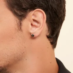 Histoire d'Or Boucle D'oreille Puce Unitaire Paco Argent Blanc Oxyde De Zirconium* Boucles D'Oreilles|Piercings D'Oreilles