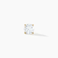 Histoire d'Or Boucle D'oreille Puce Unitaire Adam Plaqué Or Doré Oxyde* Boucles D'Oreilles|Piercings D'Oreilles