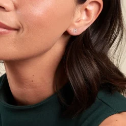 Histoire d'Or Boucle D'oreille Puce Unitaire Jodoca Or Jaune Oxyde De Zirconium* Boucles D'Oreilles|Piercings D'Oreilles