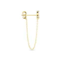 Histoire d'Or Boucle D'oreille Unitaire Edweena Or Jaune Oxyde De Zirconium* Boucles D'Oreilles|Piercings D'Oreilles