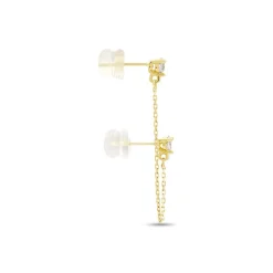 Histoire d'Or Boucle D'oreille Unitaire Pendante Viviette Or Jaune Oxyde* Boucles D'Oreilles|Piercings D'Oreilles
