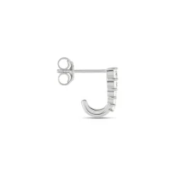 Histoire d'Or Boucle D'oreille Unitaire Minty Argent Blanc Oxyde De Zirconium* Boucles D'Oreilles|Piercings D'Oreilles