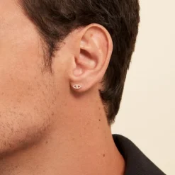 Discount Histoire d'Or Boucles D'oreille Puce Unitaire Oya Or Jaune Oxyde De Zirconium