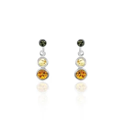 Histoire d'Or Boucles D'oreilles Argent Blanc Rosalie Ambres* Boucles D'Oreilles|Boucles D'Oreilles Fantaisie