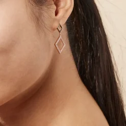 Histoire d'Or Boucles D'oreilles Brody Plaqué Or Jaune Oxydes De Zirconium* Boucles D'Oreilles|Boucles D'Oreilles Fantaisie