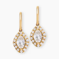Histoire d'Or Boucles D'oreilles Collection Icone Or Jaune Diamant Synthétique* Boucles D'Oreilles|Boucles D'Oreilles Pendantes