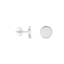 Histoire d'Or Boucles D'oreilles Dépareillées Lyana Argent Blanc Oxyde De Zirconium