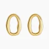 Discount Histoire d'Or Boucles D'oreilles Gold Aura Acier Jaune