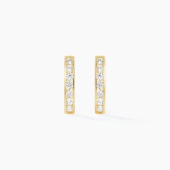 Histoire d'Or Boucles D'oreilles Jacoba Rondes Or Jaune Oxyde De Zirconium* Boucles D'Oreilles|Boucles D'Oreilles Créoles