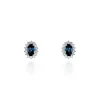 Histoire d'Or Boucles D'oreilles Or Blanc Quintilla Topazes London Blue Et Oxydes* Boucles D'Oreilles|Boucles D'Oreilles Pendantes