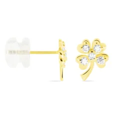 New Histoire d'Or Boucles D'oreilles Or Jaune Verdiane Oxydes