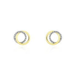 Histoire d'Or Boucles D'oreilles Or Jaune Tresha Diamants* Boucles D'Oreilles|Clous D'Oreilles