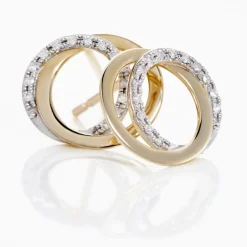 Histoire d'Or Boucles D'oreilles Or Jaune Tresha Diamants* Boucles D'Oreilles|Clous D'Oreilles