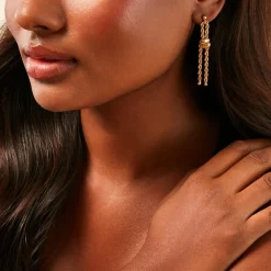 Histoire d'Or Boucles D'Oreilles Pendantes Jerry Or Jaune* Boucles D'Oreilles|Boucles D'Oreilles Pendantes