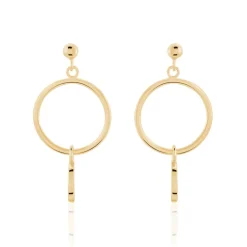 Histoire d'Or Boucles D'oreilles Pendantes Maguette Plaqué Or Jaune* Boucles D'Oreilles|Boucles D'Oreilles Fantaisie