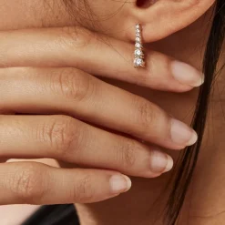 Sale Histoire d'Or Boucles D'oreilles Pendantes Plaqué Or Beisiris Oxydes De Zirconium