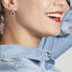 Histoire d'Or Boucles D'oreilles Pendantes Brigita Plaqué Or Pierre De Synthese* Boucles D'Oreilles|Boucles D'Oreilles Fantaisie