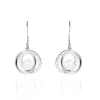 Histoire d'Or Boucles D'oreilles Pendantes Laury Argent  Perle De Culture Et Oxyde* Boucles D'Oreilles|Boucles D'Oreilles Fantaisie