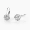 Discount Histoire d'Or Boucles D'oreilles Pendantes Fantine Argent Blanc Oxyde De Zirconium