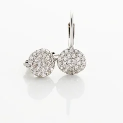 Discount Histoire d'Or Boucles D'oreilles Pendantes Fantine Argent Blanc Oxyde De Zirconium