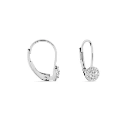 Histoire d'Or Boucles D'oreilles Pendantes Ursilla Or Blanc Diamants* Boucles D'Oreilles|Boucles D'Oreilles Pendantes