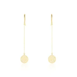 Histoire d'Or Boucles D'oreilles Pendantes Naïade Or Jaune Nacre* Boucles D'Oreilles|Boucles D'Oreilles Pendantes