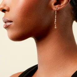 Histoire d'Or Boucles D'Oreilles Pendantes Bubble Argent Jaune Oxyde De Zirconium* Boucles D'Oreilles|Boucles D'Oreilles Fantaisie