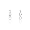 Histoire d'Or Boucles D'oreilles Pendantes Nohemi Argent Blanc Oxyde De Zirconium