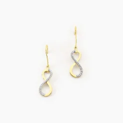 Histoire d'Or Boucles D'oreilles Pendantes Infino Or Jaune Diamant* Boucles D'Oreilles|Boucles D'Oreilles Pendantes