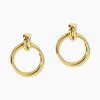 Discount Histoire d'Or Boucles D'oreilles Pendantes Allobrox Acier Dore