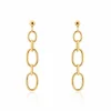 Histoire d'Or Boucles D'oreilles Pendantes Lina Acier Doré* Boucles D'Oreilles|Boucles D'Oreilles Fantaisie