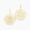 Clearance Histoire d'Or Boucles D'oreilles Pendantes Rosamund Or Jaune