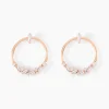 Hot Histoire d'Or Boucles D'oreilles Pendantes Celene Argent Rose Oxyde De Zirconium