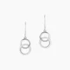 Histoire d'Or Boucles D'oreilles Pendantes Isabel Argent Blanc Oxyde De Zirconium