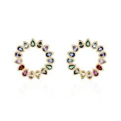 Histoire d'Or Boucles D'oreilles Pendantes Plaqué Or Jaune Ethem Pierres* Boucles D'Oreilles|Boucles D'Oreilles Fantaisie