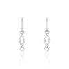 Sale Histoire d'Or Boucles D'oreilles Pendantes Carla Argent Blanc Oxyde De Zirconium