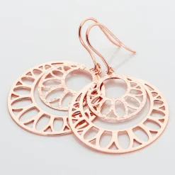 Histoire d'Or Boucles D'oreilles Pendantes Slorane Argent Rose* Boucles D'Oreilles|Boucles D'Oreilles Fantaisie