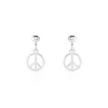 Histoire d'Or Boucles D'oreilles Pendantes Paz Argent Blanc* Boucles D'Oreilles|Boucles D'Oreilles Fantaisie