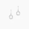 Histoire d'Or Boucles D'oreilles Pendantes Circus Argent Blanc Oxyde De Zirconium* Boucles D'Oreilles|Boucles D'Oreilles Fantaisie