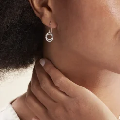 Histoire d'Or Boucles D'oreilles Pendantes Circus Argent Blanc Oxyde De Zirconium* Boucles D'Oreilles|Boucles D'Oreilles Fantaisie