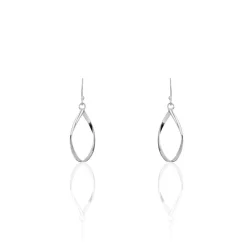 Histoire d'Or Boucles D'oreilles Pendantes Twisty Argent Blanc* Boucles D'Oreilles|Boucles D'Oreilles Fantaisie