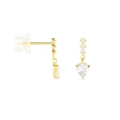 Histoire d'Or Boucles D'oreilles Pendantes Luminita Or Jaune Oxyde De Zirconium* Boucles D'Oreilles|Boucles D'Oreilles Pendantes