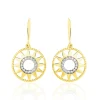 Histoire d'Or Boucles D'oreilles Pendantes Thallya Or Jaune Oxyde De Zirconium