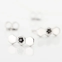 Discount Histoire d'Or Boucles D'oreilles Pendantes Ondina Argent Blanc Oxyde De Zirconium