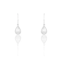 Histoire d'Or Boucles D'oreilles Pendantes Perce-neige Argent  Oxyde De Zirconium* Boucles D'Oreilles|Boucles D'Oreilles Fantaisie