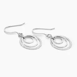 Histoire d'Or Boucles D'oreilles Pendantes Lilia Argent Blanc* Boucles D'Oreilles|Boucles D'Oreilles Fantaisie