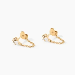 Histoire d'Or Boucles D'oreilles Pendantes Lanna Plaqué Or Jaune Oxyde De Zirconium* Boucles D'Oreilles|Boucles D'Oreilles Fantaisie